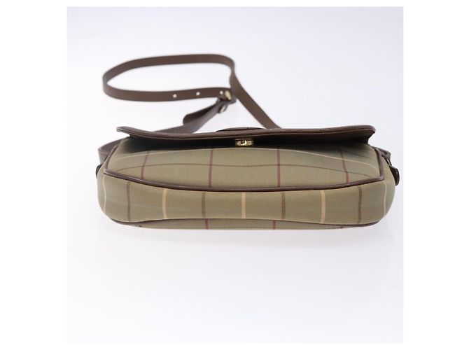 Autre Marque Borsa a Spalla Burberrys Nova Check in Tela Beige Oro Auth bs29128 D'oro - vista 5