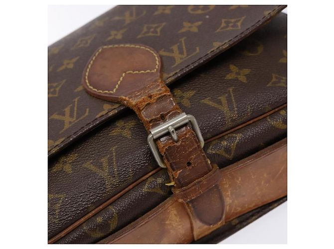 LOUIS VUITTON Bolsa de Ombro Monogram Cartouchiere GM M51252 LV Auth 140280 Monograma - vista 9