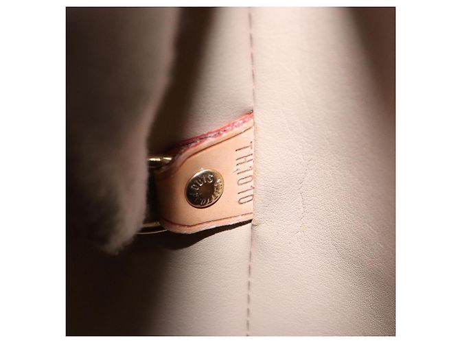 LOUIS VUITTON Bolso de Mano Monogram Vernis Houston Beige M91004 LV Auth BA5330 - vista 12