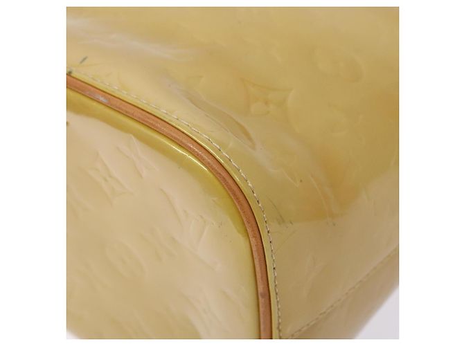 LOUIS VUITTON Bolso de Mano Monogram Vernis Houston Beige M91004 LV Auth BA5330 - vista 15