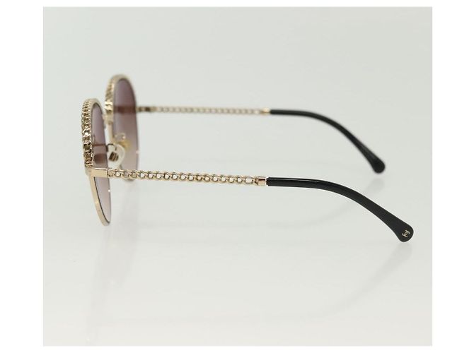 Occhiali da sole CHANEL metallo tono argento CC Auth 136551M - vista 5