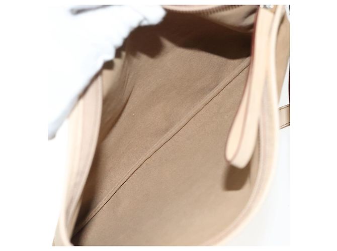 Borsa Tote Gancini in vinile marrone Auth BA5292 di Salvatore Ferragamo - vista 21