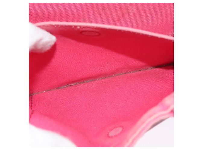 PRADA Borsa Canapa PM in Tela 2way Rosa Oro Auth ep10705 D'oro - vista 23