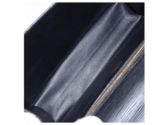 LOUIS VUITTON Borsa a Mano Epi Monceau 28 Nera M52122 LV Auth 140261 Nero - vista 10