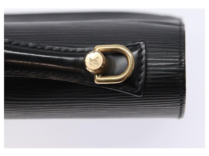 LOUIS VUITTON Borsa a Mano Epi Monceau 28 Nera M52122 LV Auth 140261 Nero - vista 19