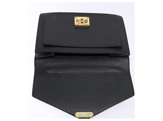 LOUIS VUITTON Borsa a Mano Epi Monceau 28 Nera M52122 LV Auth 140261 Nero - vista 21