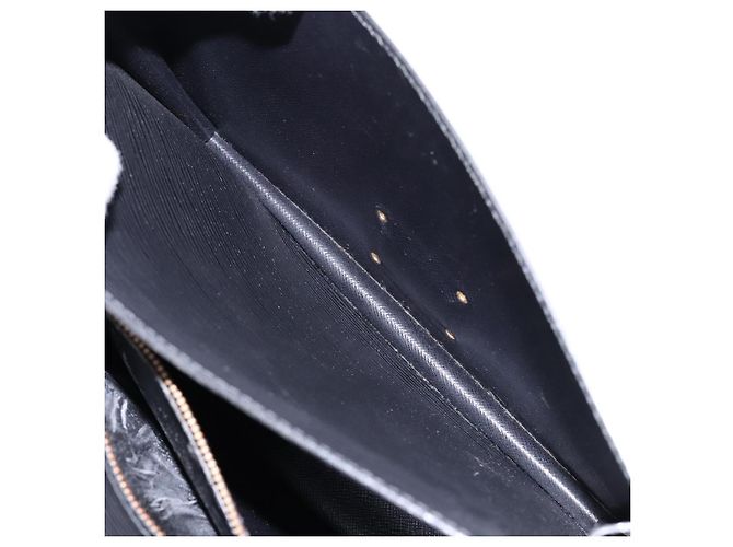 LOUIS VUITTON Borsa a Mano Epi Monceau 28 Nera M52122 LV Auth 140261 Nero - vista 25