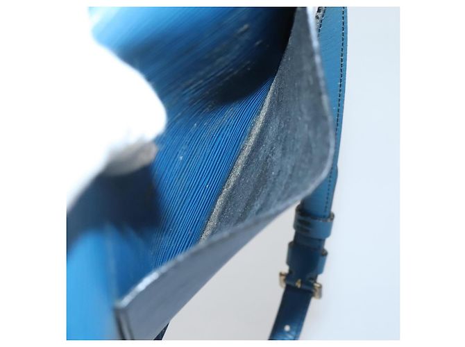 LOUIS VUITTON Borsa a Spalla Epi Saint Cloud PM Blu M52195 LV Auth 142273 - vista 11