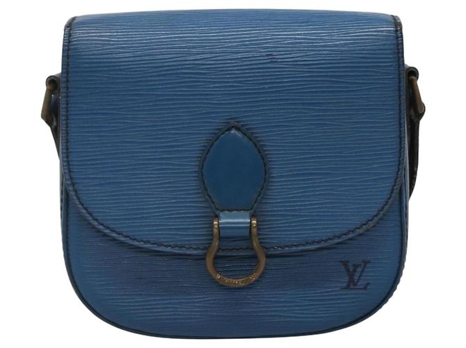 LOUIS VUITTON Borsa a Spalla Epi Saint Cloud PM Blu M52195 LV Auth 142273 - vista 13