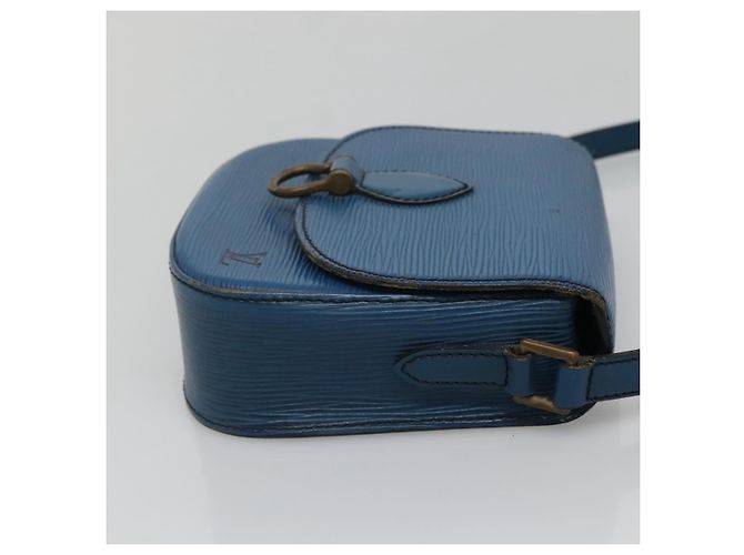 LOUIS VUITTON Borsa a Spalla Epi Saint Cloud PM Blu M52195 LV Auth 142273 - vista 4