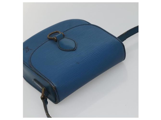 LOUIS VUITTON Borsa a Spalla Epi Saint Cloud PM Blu M52195 LV Auth 142273 - vista 6