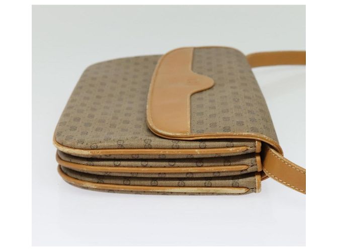 Gucci Borsa a Spalla Micro GG Supreme PVC Beige Oro 004 106 0024 Auth BA5286 D'oro - vista 4