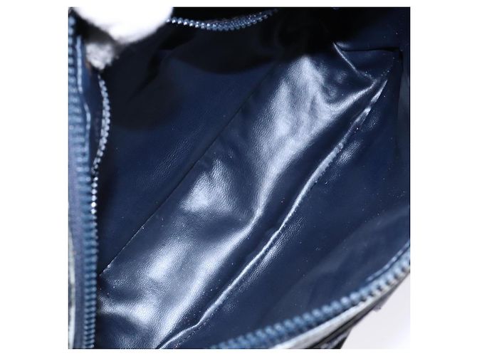 Céline Borsa a Spalla Celine C Sulky in Tela Blu Marina Auth 140236 Blu navy - vista 12