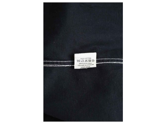 Autre Marque Giacca Monoki in cotone nera Nero - vista 7