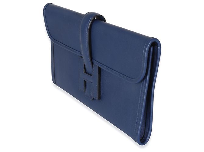 Hermès Bleu Saphir Swift Jige Elan 29 Blu - vista 3
