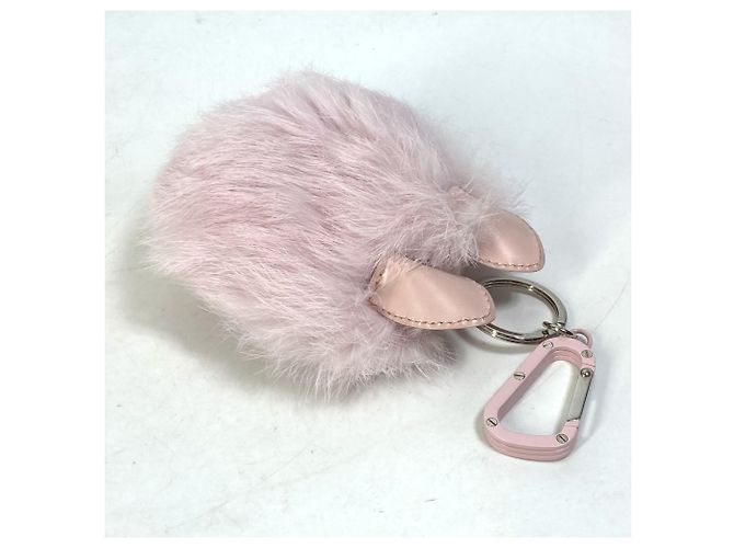 Portachiavi in pelle rosa Christian Dior - vista 8