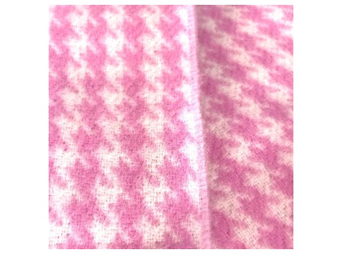 Écharpe à franges avec logo Check de Balenciaga - vue 4
