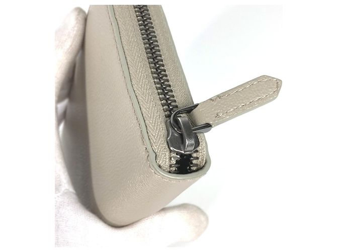 Bulgari Cartera larga de cuero marfil Bvlgari Crudo - vista 7