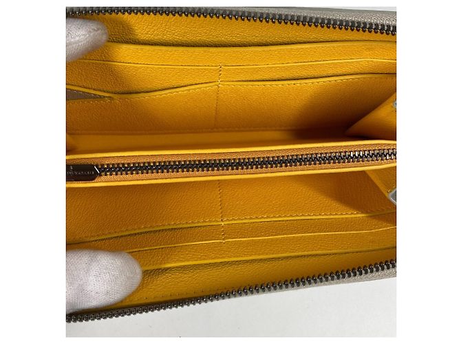 Bulgari Cartera larga de cuero marfil Bvlgari Crudo - vista 9