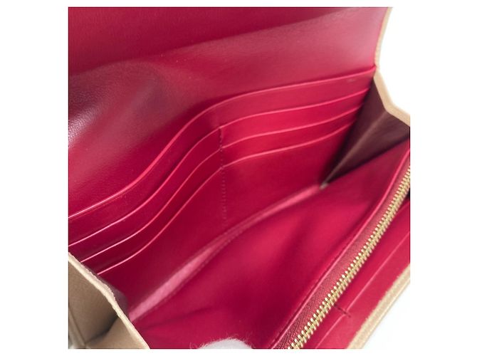 Bulgari Billetera bi-fold de cuero rosa claro Bvlgari - vista 11