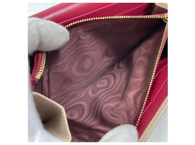 Bulgari Billetera bi-fold de cuero rosa claro Bvlgari - vista 13