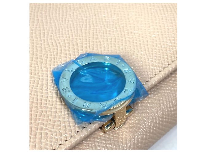 Bulgari Billetera bi-fold de cuero rosa claro Bvlgari - vista 7
