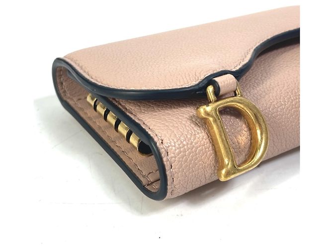 Llave de cuero rosa Christian Dior - vista 4