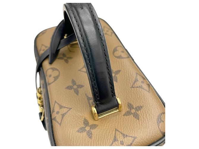 Borsa a Spalla Monogram Reverse Louis Vuitton Marrone Monogramma - vista 10