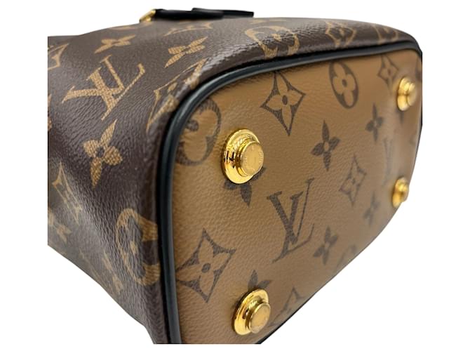 Borsa a Spalla Monogram Reverse Louis Vuitton Marrone Monogramma - vista 5