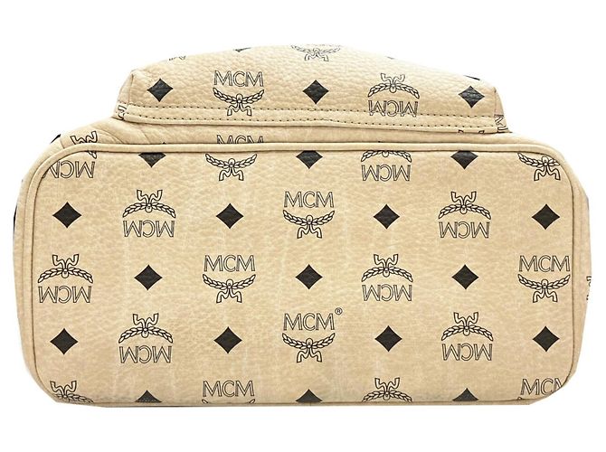 Zaino beige con borchie MCM - vista 6