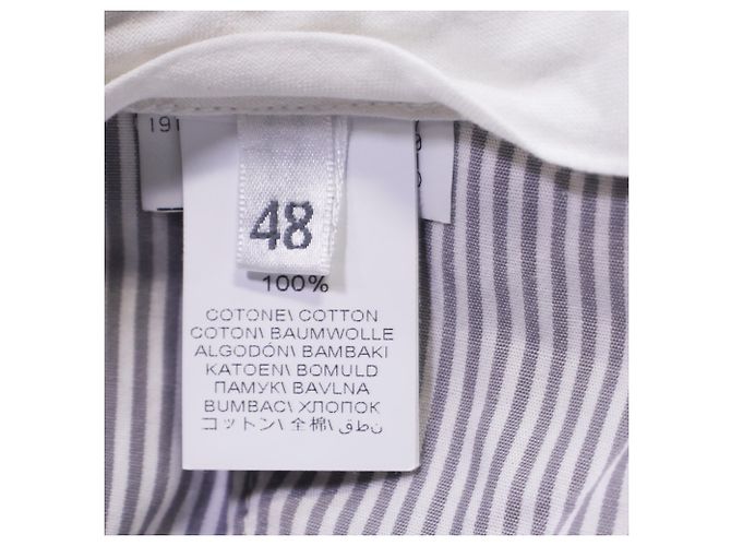 Brunello Cucinelli Slim Fit Hose aus beigem Baumwollstoff - Ansicht 4