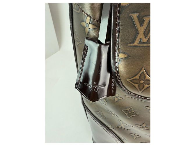 Louis Vuitton Vintage Bronze Monogram Sergeant GM Schultertasche Braun - Ansicht 10