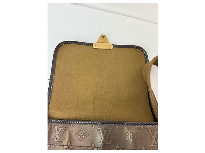 Louis Vuitton Vintage Bronze Monogram Sergeant GM Schultertasche Braun - Ansicht 5