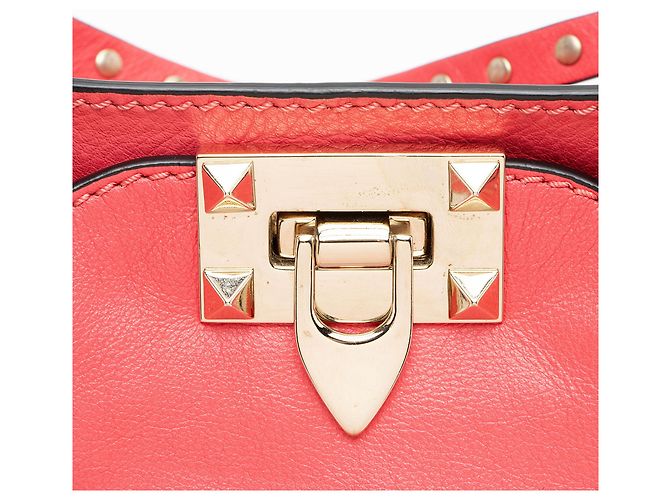 Valentino Garavani Valentino Leder Rockstud Kleine Tote Pink - Ansicht 10