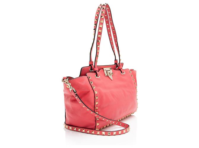 Valentino Garavani Valentino Leder Rockstud Kleine Tote Pink - Ansicht 2