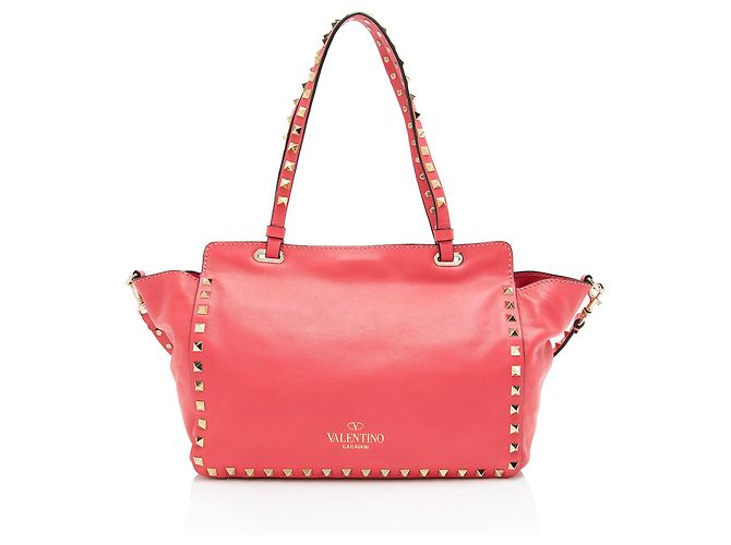 Valentino Garavani Valentino Leder Rockstud Kleine Tote Pink - Ansicht 3