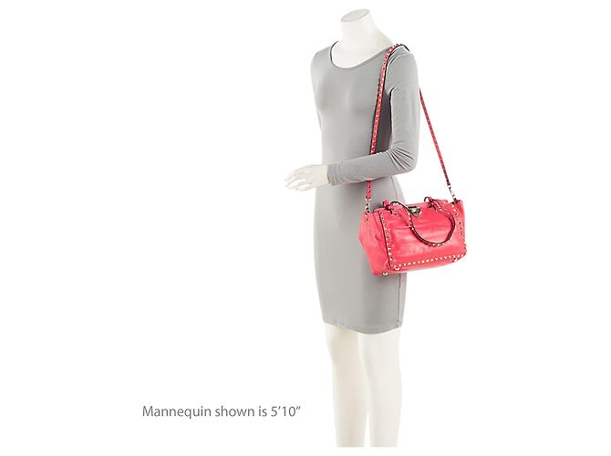 Valentino Garavani Valentino Leder Rockstud Kleine Tote Pink - Ansicht 5