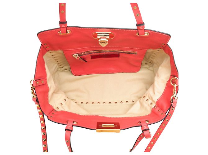 Valentino Garavani Valentino Leder Rockstud Kleine Tote Pink - Ansicht 7