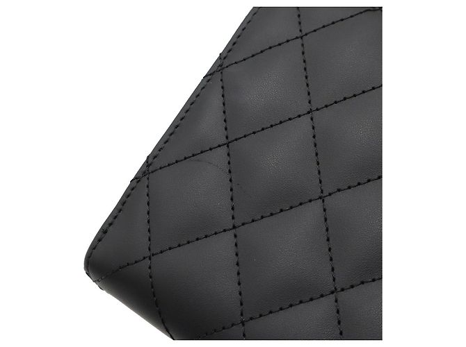 Portafoglio con zip Chanel Cambon Line Nero Rosa - vista 4