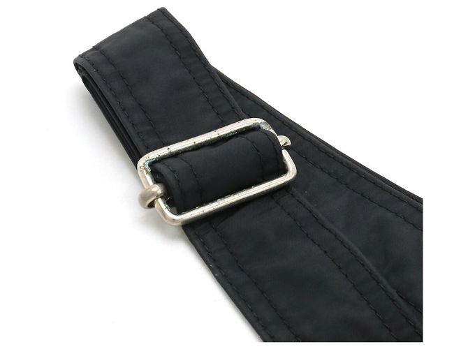 Borsa a Tracolla MM in Nylon e Pelle Acapulco di Hermès Nero - vista 4