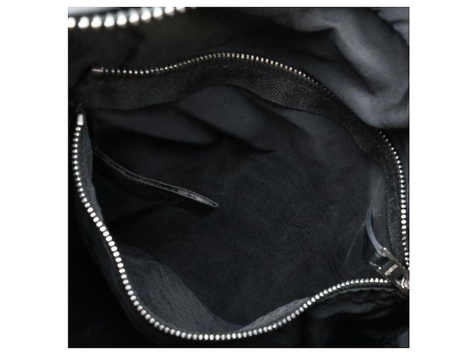 Borsa a Tracolla MM in Nylon e Pelle Acapulco di Hermès Nero - vista 8