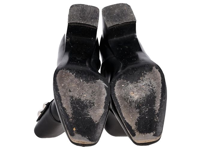Hermès Decouverte 50 Ankle Boots in Black Leather - view 6