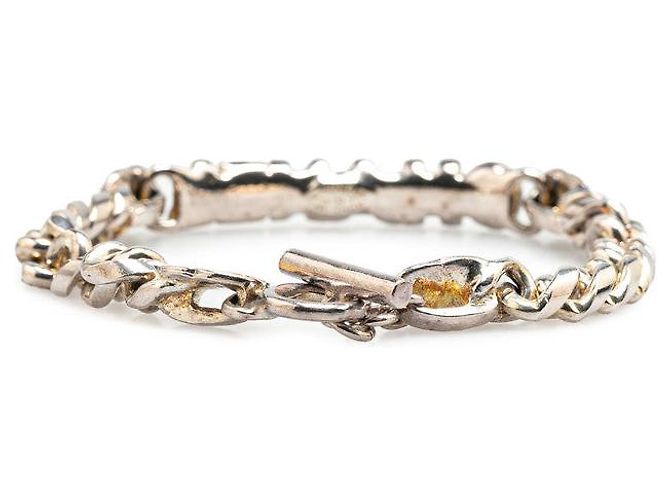 Timeless Pulseira de metal com o logotipo Coco da Chanel Prata Metálico - vista 3