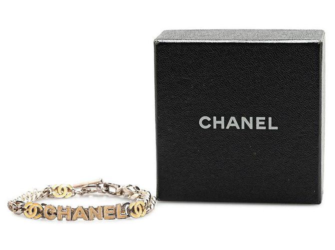 Timeless Pulseira de metal com o logotipo Coco da Chanel Prata Metálico - vista 6