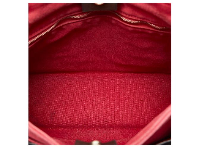Hermès Troca Horizontal MM Canvas Tote Bag Rot - Ansicht 5