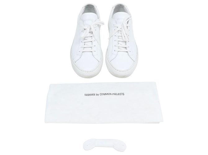 Autre Marque Tênis Original Achilles em couro branco da Common Projects - vista 9