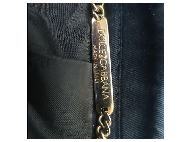 Blazer monopetto con tasche in cotone blu navy di Dolce & Gabbana - vista 4