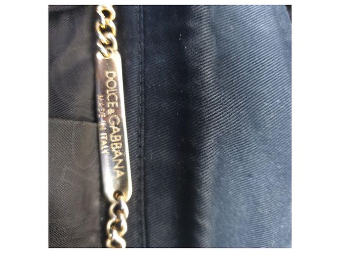 Blazer monopetto con tasche in cotone blu navy di Dolce & Gabbana - vista 5