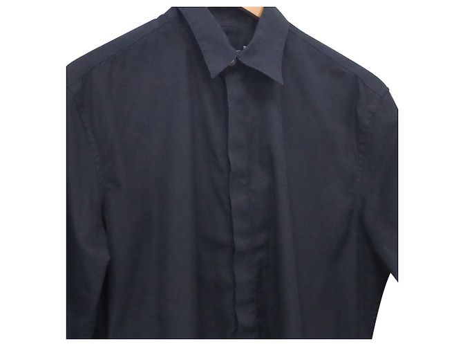 Givenchy Hemd mit Knöpfen aus schwarzer Baumwolle - Ansicht 2