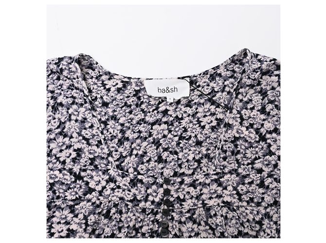 Ba&sh Elroy Mini Kleid aus Viskose mit Blumenmuster - Ansicht 5